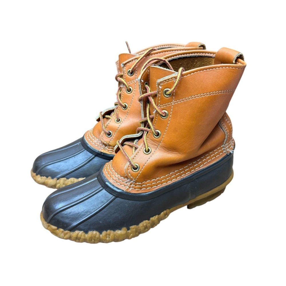 LL Bean Women’s Size 6 Freeport Maine Hunting Duck Boots Brown Boots Vintage